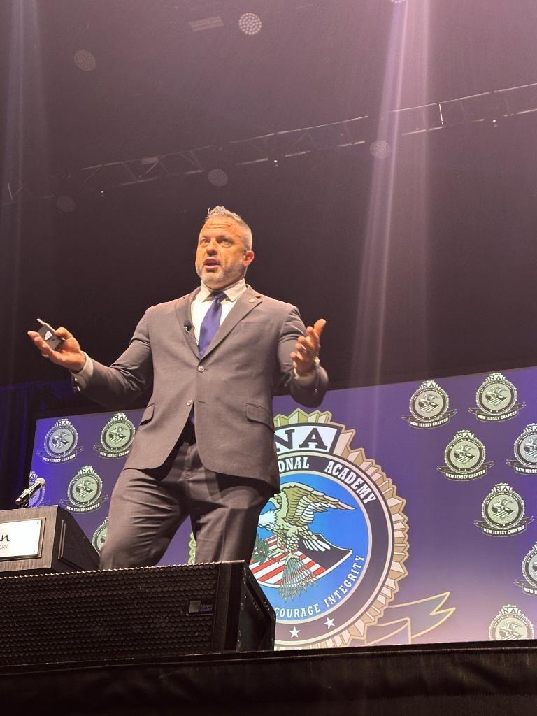 Brian O'Hara speaking at a leadership conference