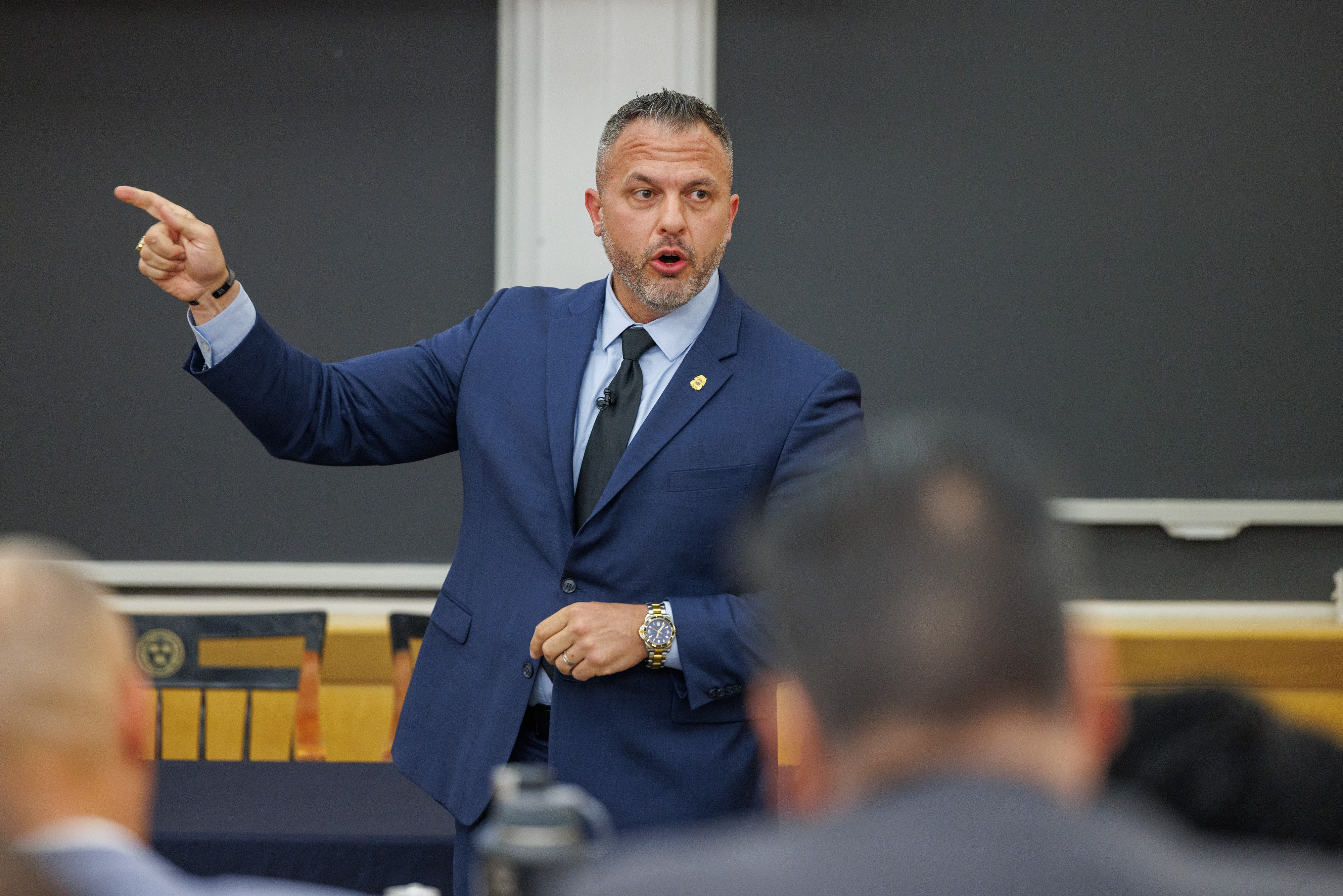 Brian O'Hara speaking at Harvard Kennedy School